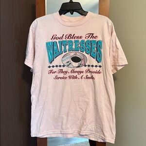 Graphic Tshirt Waitressing Size Large